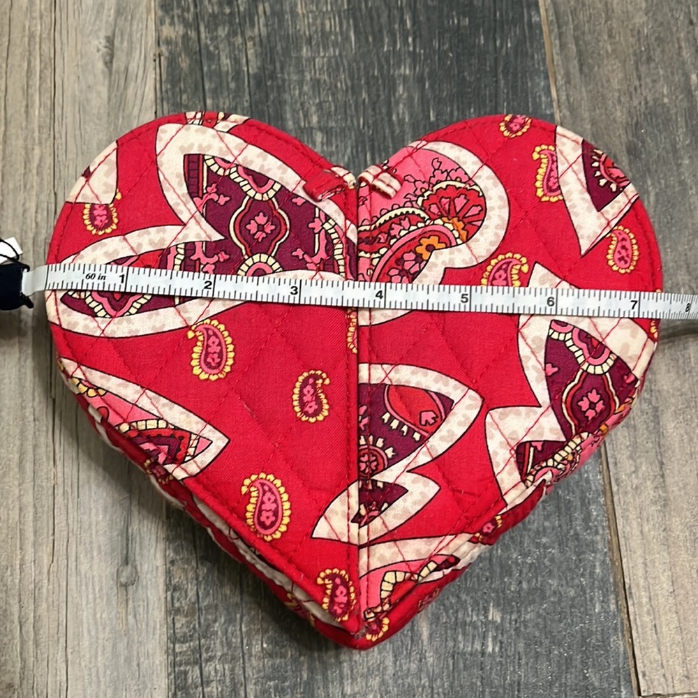 Vera Bradley quilted heart jewelry box - Picture 9 of 13